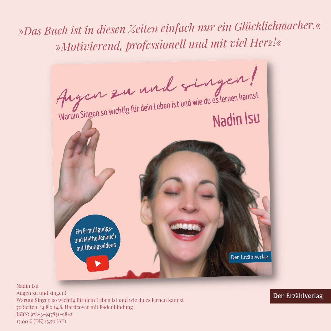 Buchcover Augen zu und singen von Nadin Isu