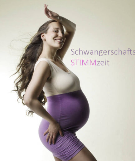 Frau mit Babybauch, Titelbild Kurs Schwangerschaftsstimmzeit